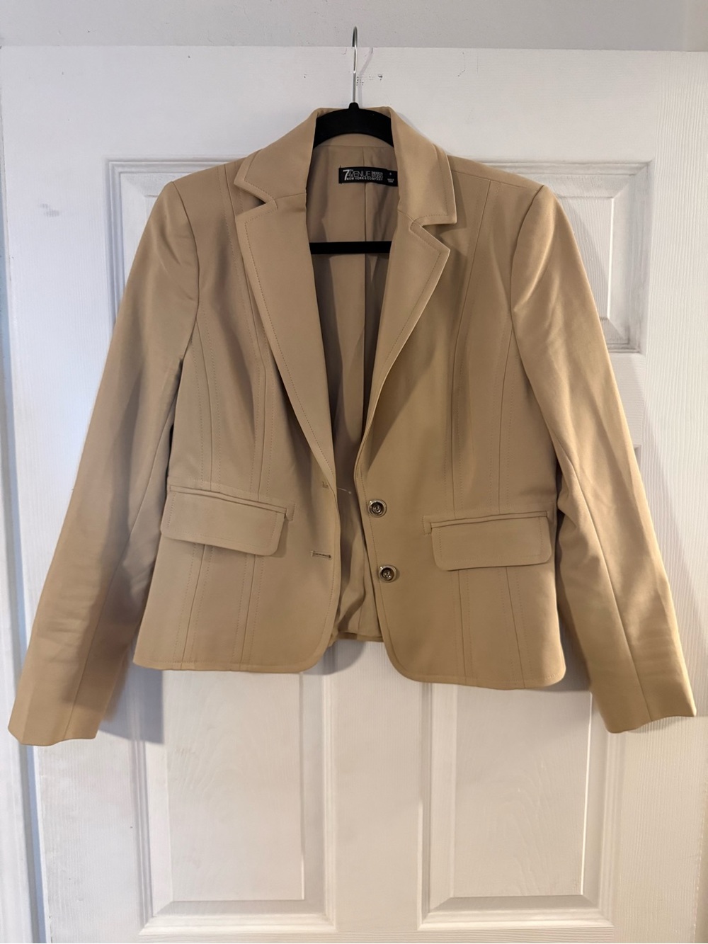 Zara Tan Tailored Women's Blazer Jacket